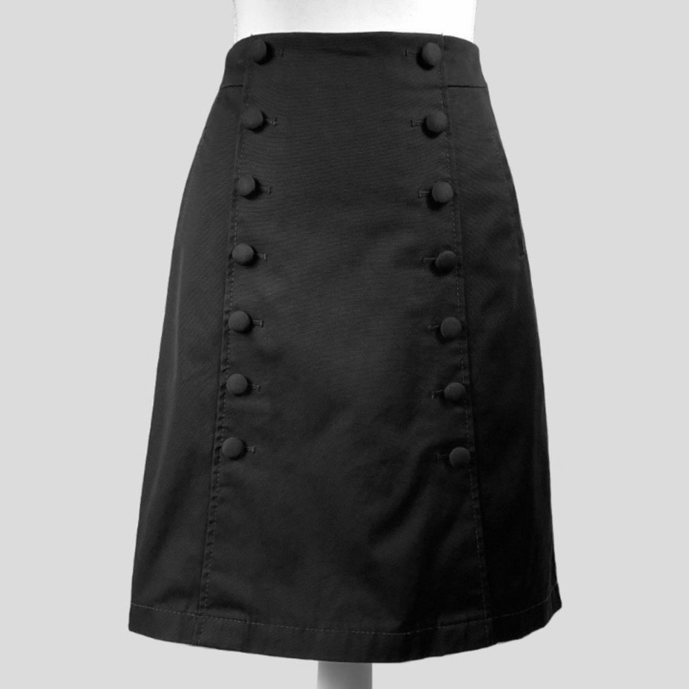 Ann Taylor Double Sided Button Skirt NWOT